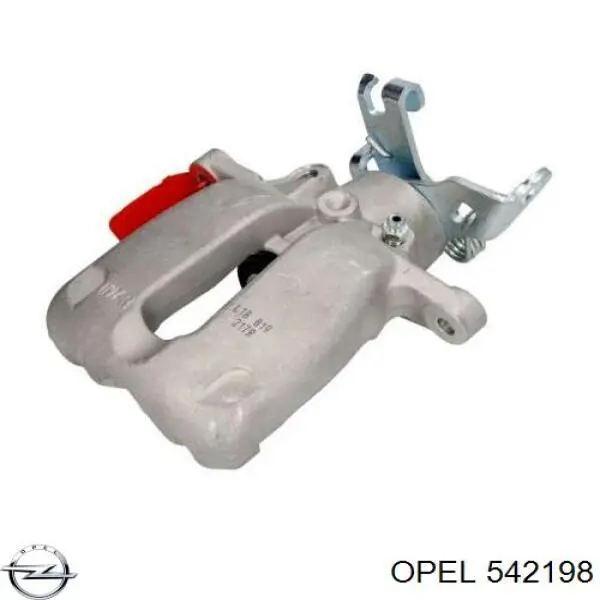 542198 Opel pinza de freno trasero derecho