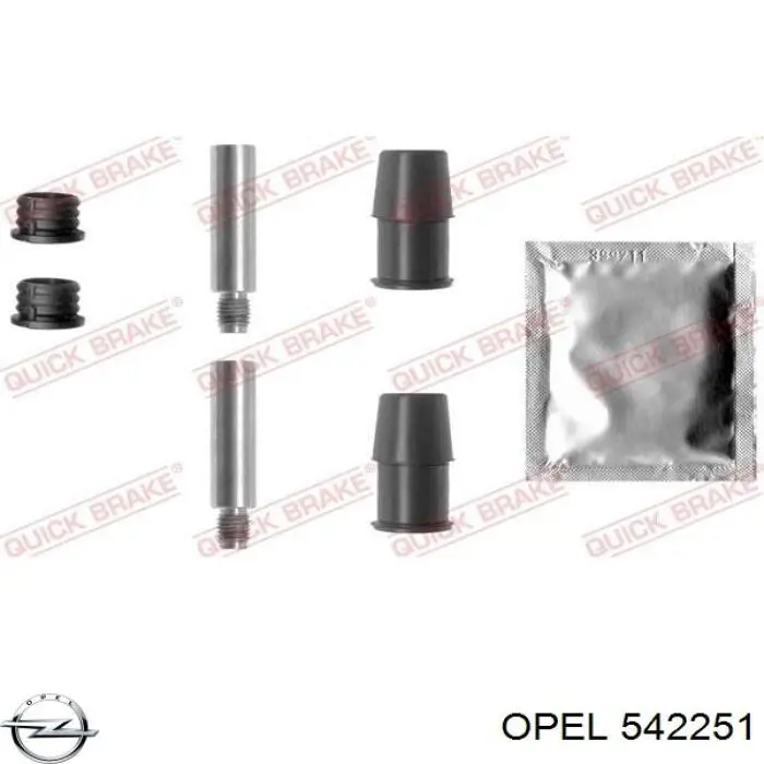 542251 Opel pinza de freno delantera izquierda