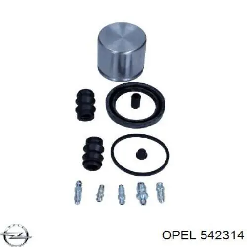 542314 Opel pinza de freno delantera derecha