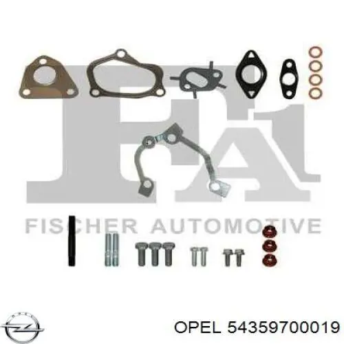 54359700019 Opel turbocompresor