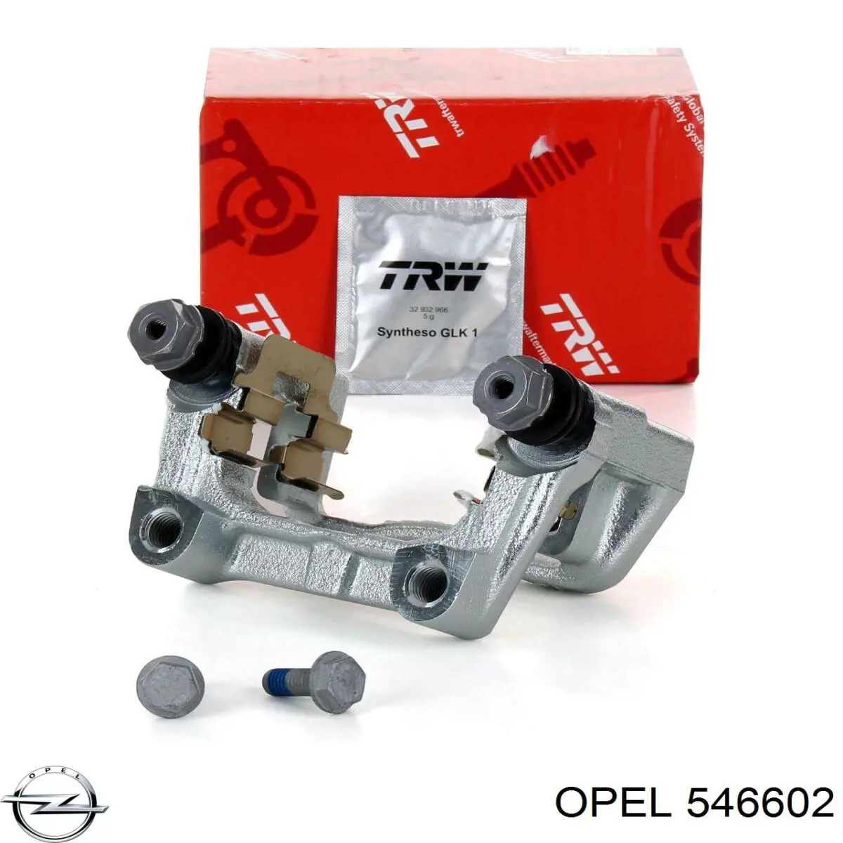 546602 Opel soporte, pinza de freno trasera