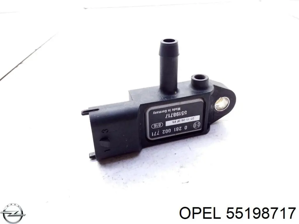 55198717 Opel sensor de presion de escape