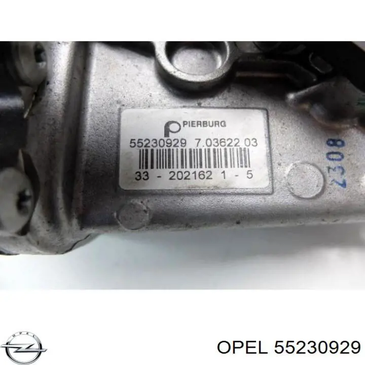 55230929 Opel enfriador egr de recirculación de gases de escape