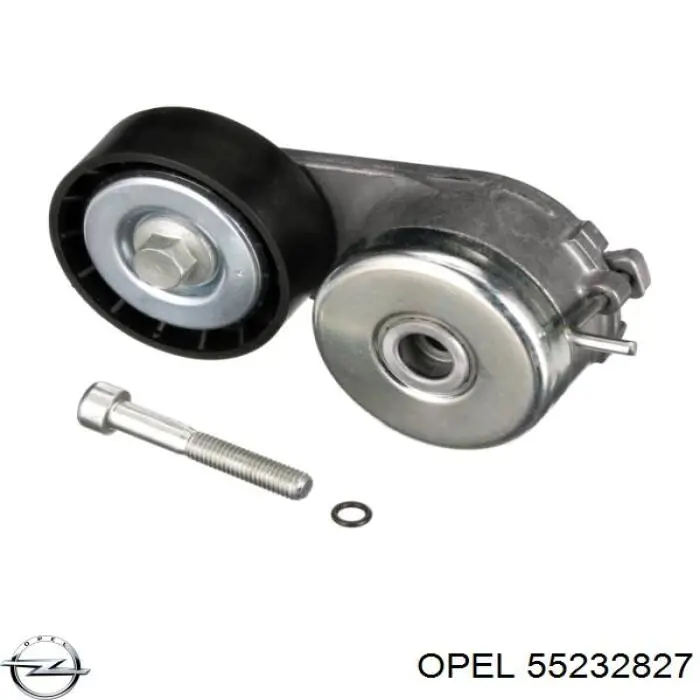 55232827 Opel tensor de correa, correa poli v