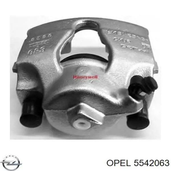 5542063 Opel pinza de freno delantera derecha