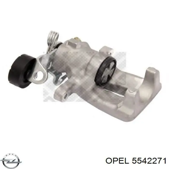 5542271 Opel pinza de freno trasera izquierda