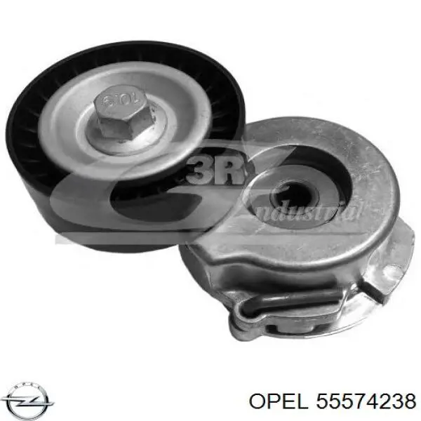 55574238 Opel tensor de correa, correa poli v