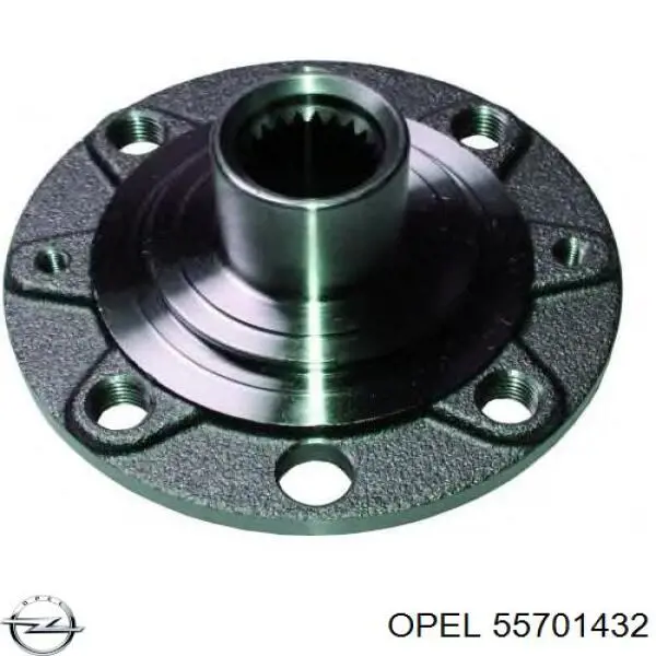 55701432 Opel cubo de rueda delantero