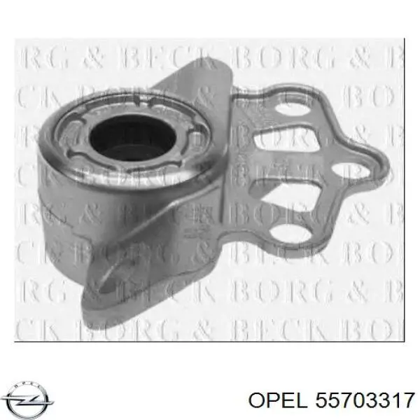 55703317 Opel soporte amortiguador trasero izquierdo