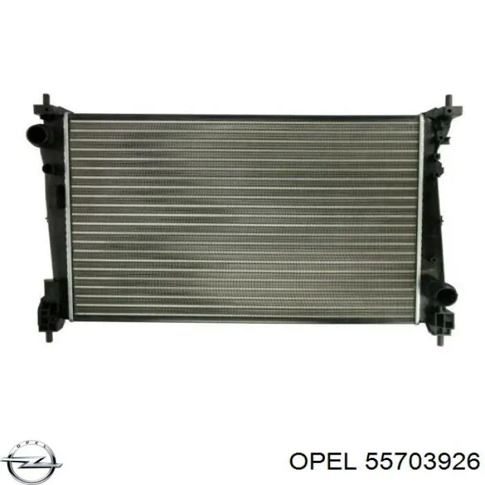 55703926 Opel radiador refrigeración del motor