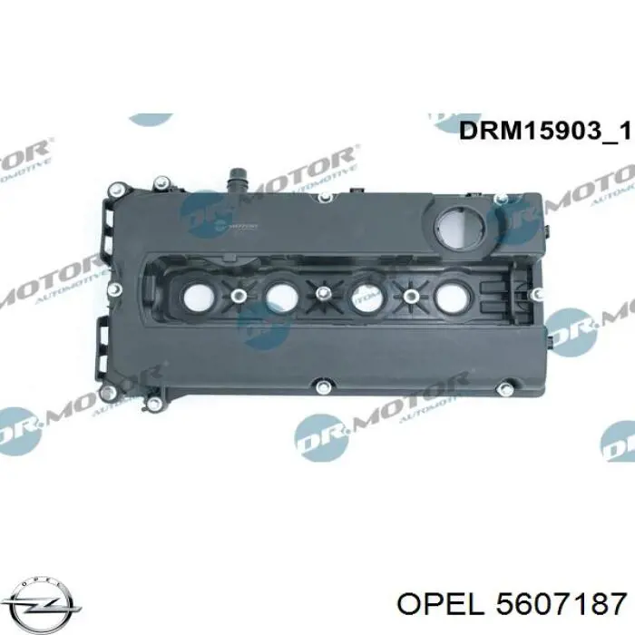 5607187 Opel tapa de culata