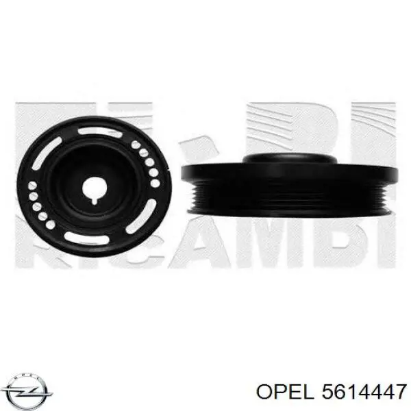 5614447 Opel polea, cigüeñal