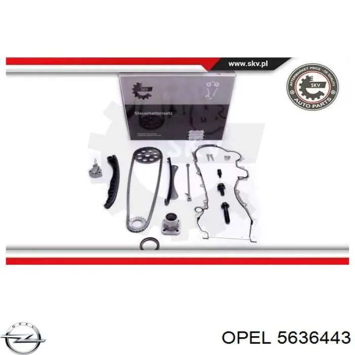 5636443 Opel kit de cadenas de distribución