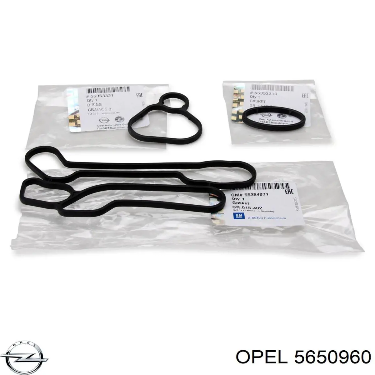 5650960 Opel junta, adaptador de filtro de aceite