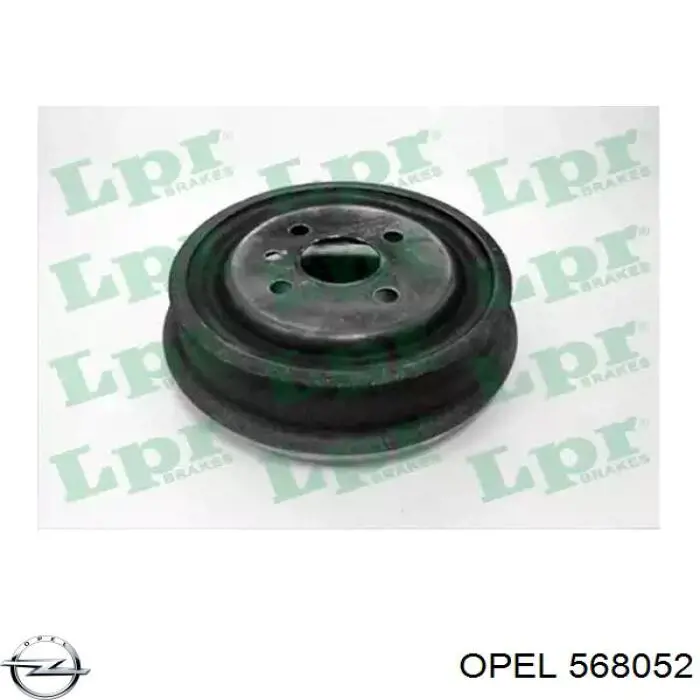 568052 Opel freno de tambor trasero