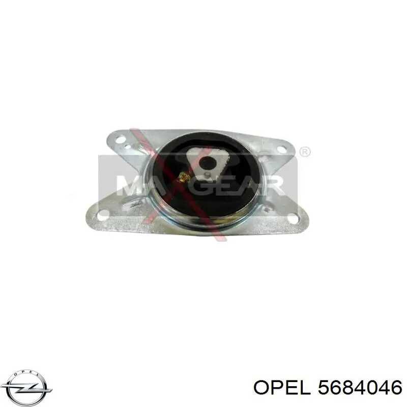 5684046 Opel soporte motor izquierdo