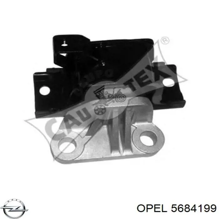 5684199 Opel soporte motor izquierdo