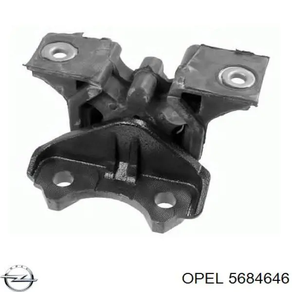 5684646 Opel soporte de motor derecho