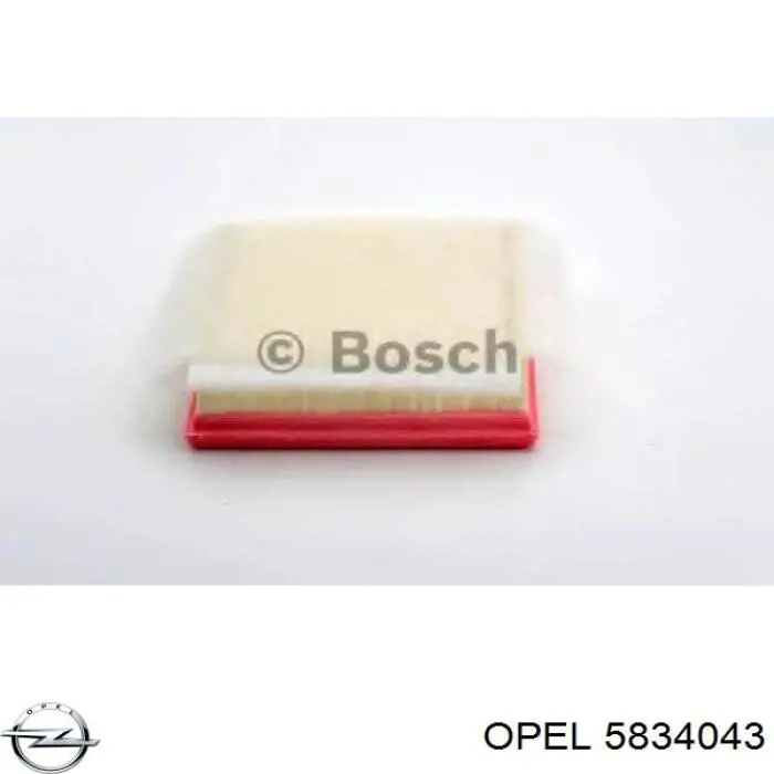 5834043 Opel filtro de aire