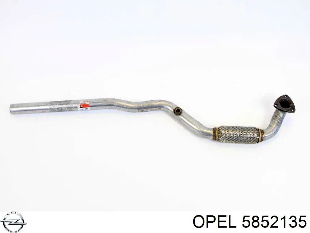 5852135 Opel silenciador delantero