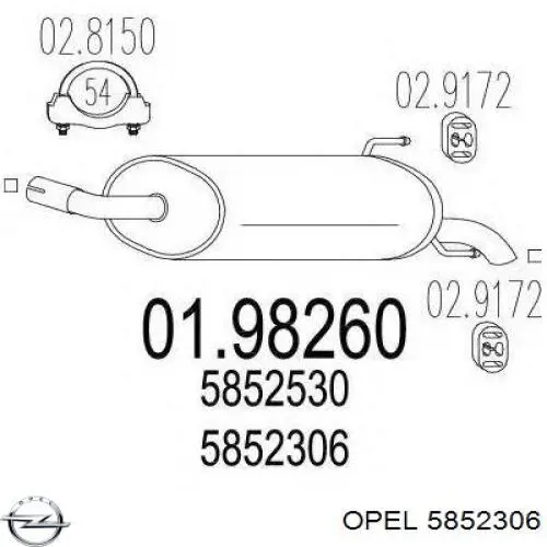 5852306 Opel 