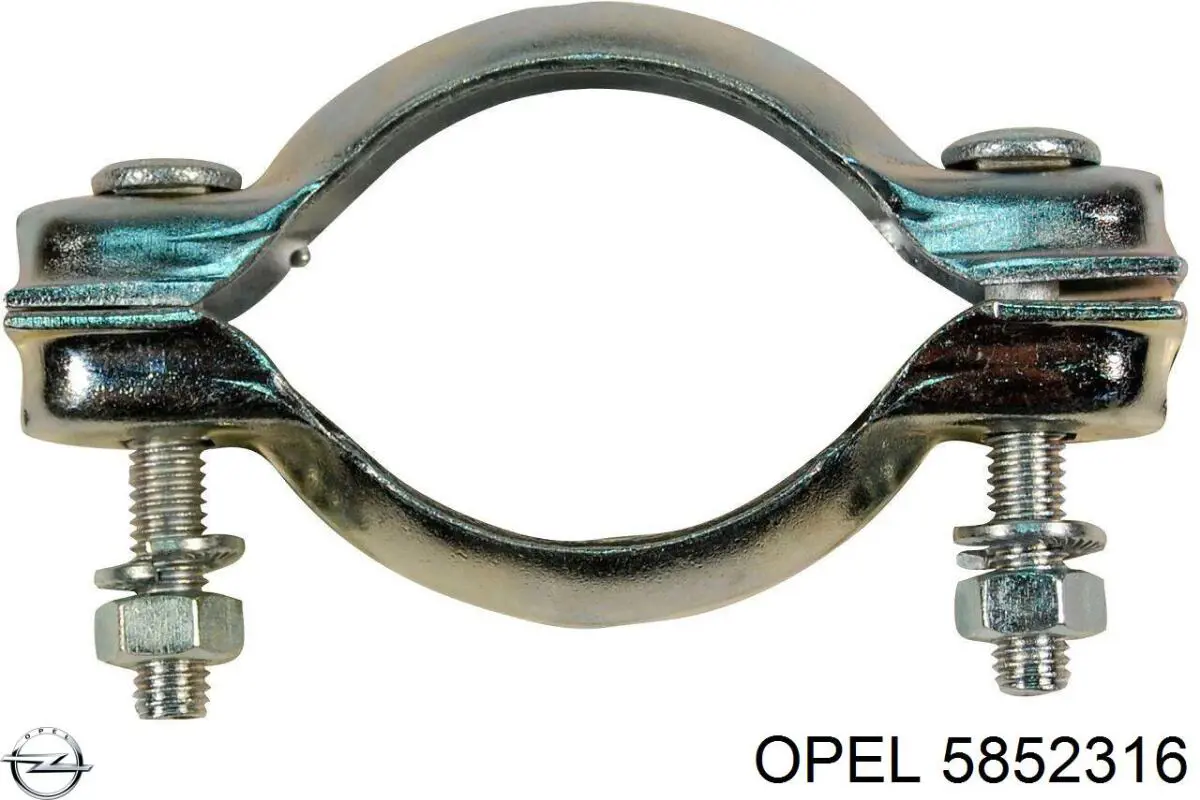 5852316 Opel silenciador posterior