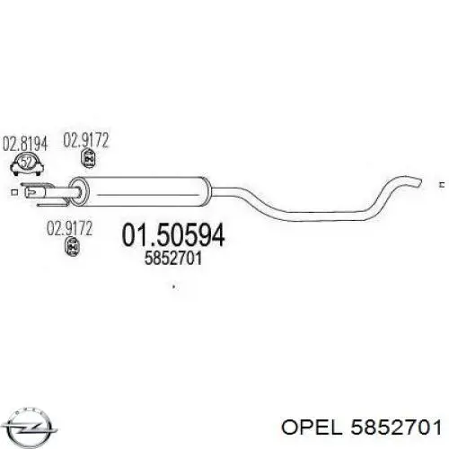 5852701 Opel 