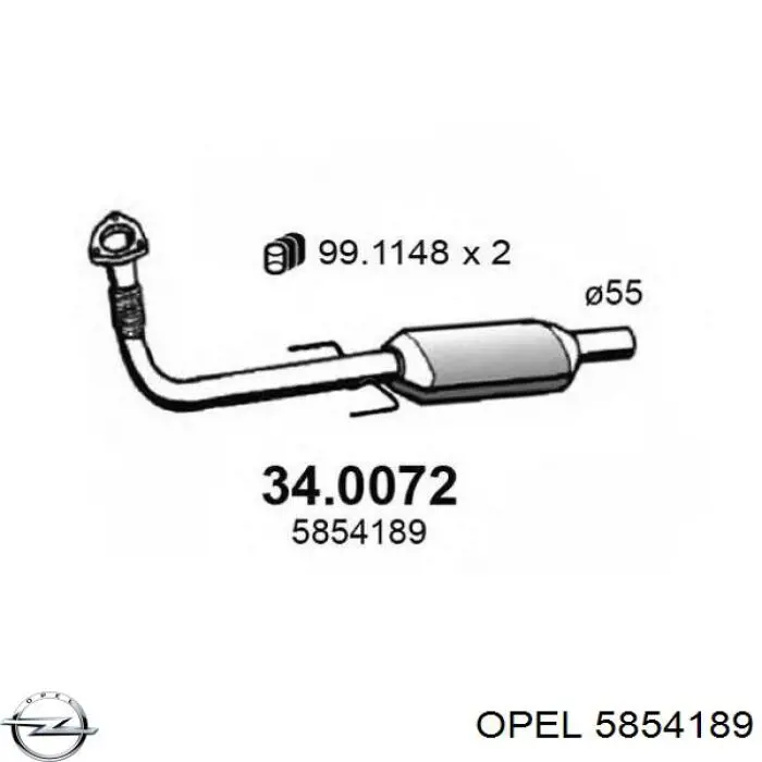 5854189 Opel 