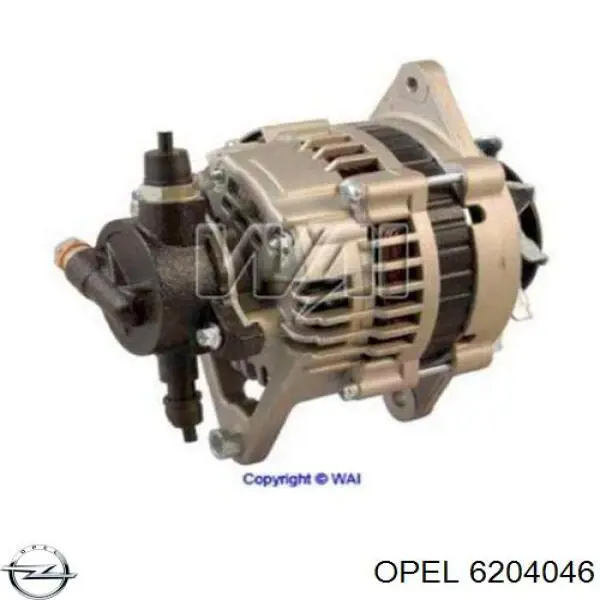 6204046 Opel alternador