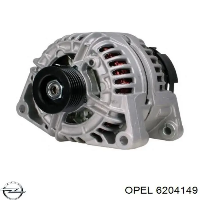 6204149 Opel alternador