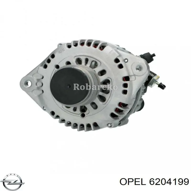 6204199 Opel alternador