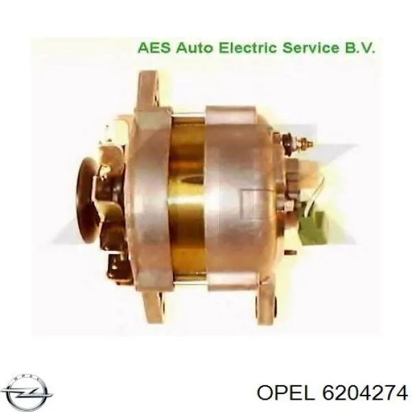 6204274 Opel alternador