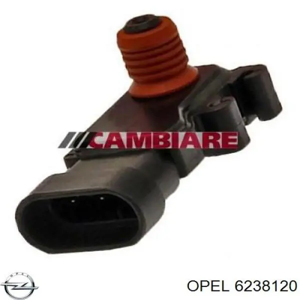 6238120 Opel sensor de presion del colector de admision