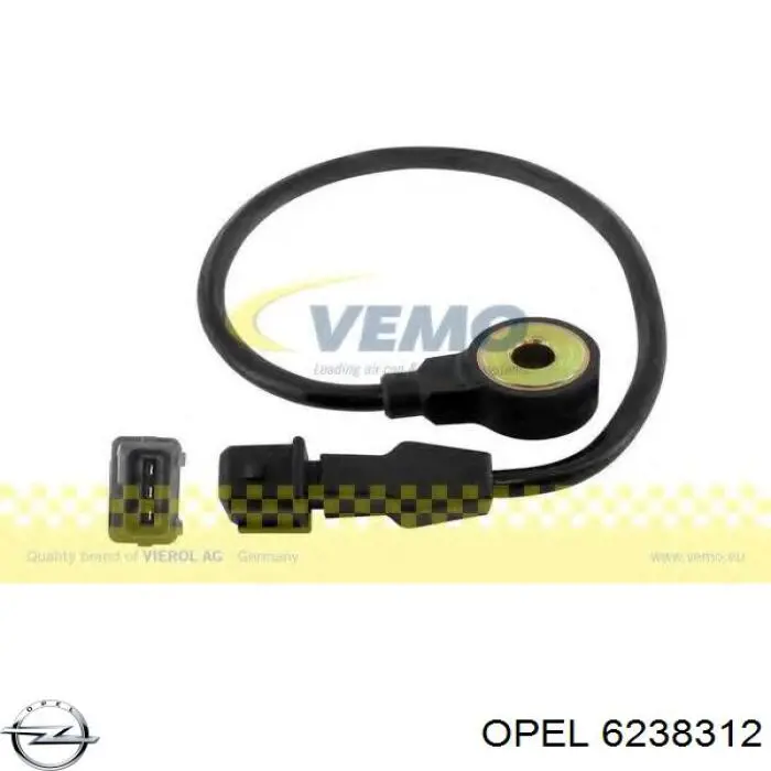 6238312 Opel sensor de detonaciones