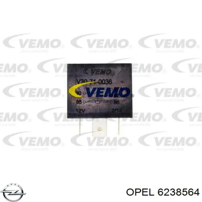 6238564 Opel relé, ventilador de habitáculo