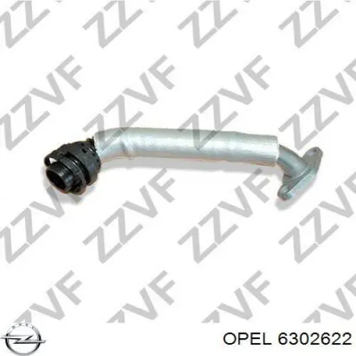 6302622 Opel tubo (manguera Para Drenar El Aceite De Una Turbina)