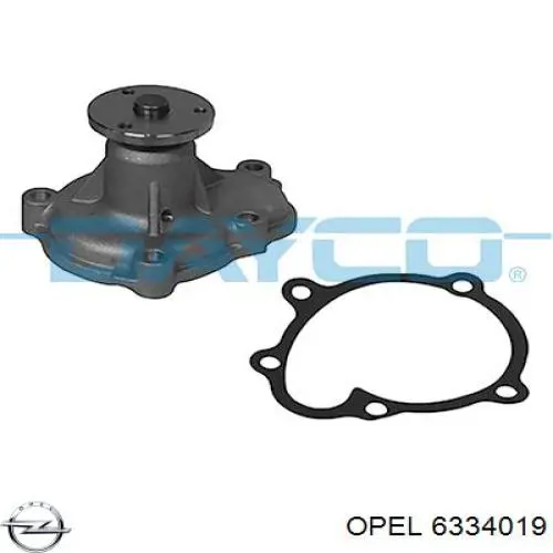 6334019 Opel bomba de agua