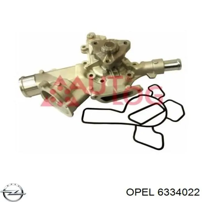 6334022 Opel bomba de agua