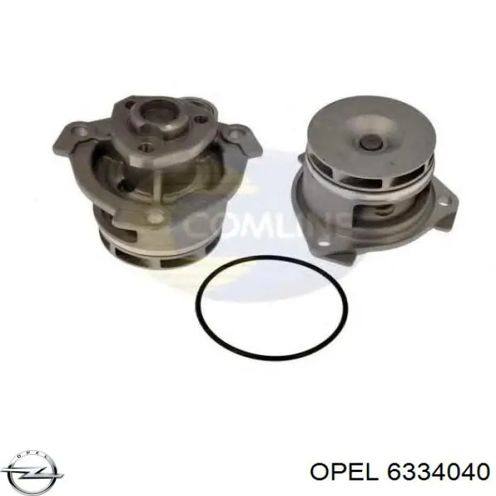 6334040 Opel bomba de agua