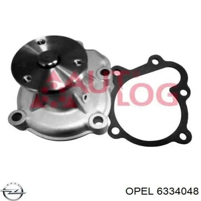 6334048 Opel bomba de agua