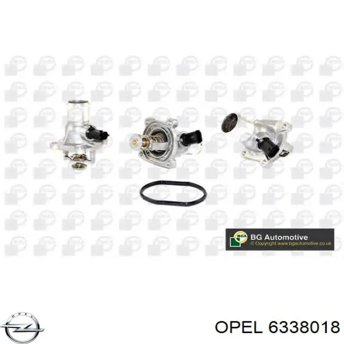 6338018 Opel termostato, refrigerante