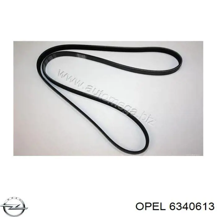 6340613 Opel correa trapezoidal