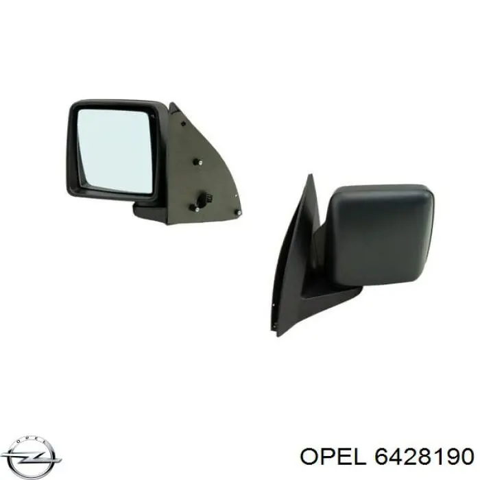 6428190 Opel espejo retrovisor izquierdo