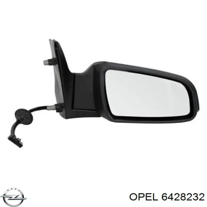 6428232 Opel espejo retrovisor derecho