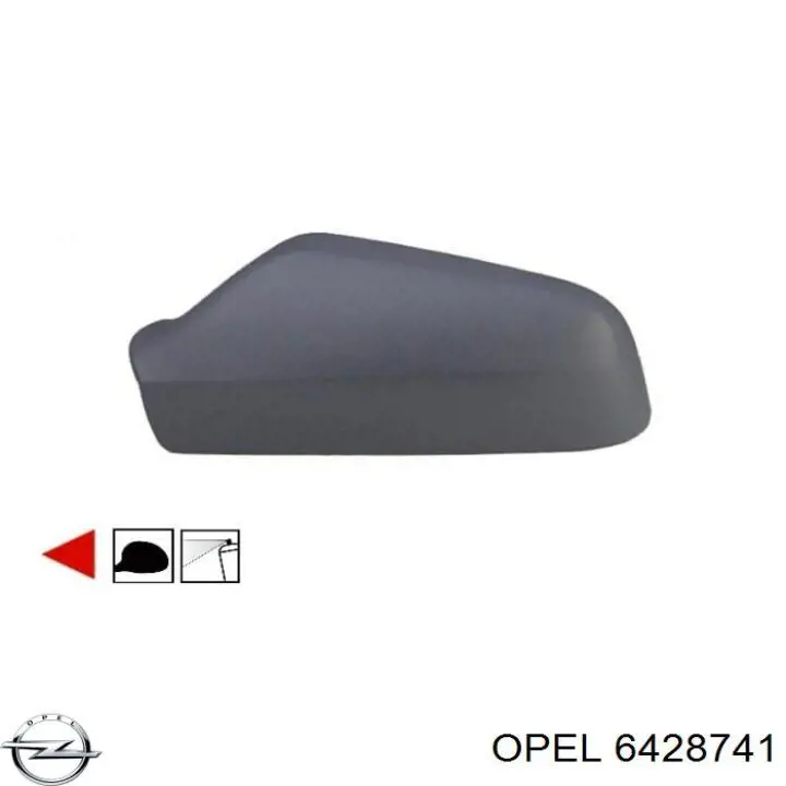 6428741 Opel superposicion(cubierta De Espejo Retrovisor Izquierdo)