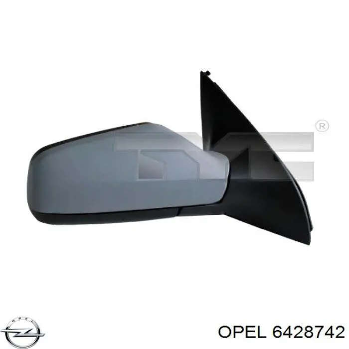 6428742 Opel superposicion(cubierta De Espejo Retrovisor Derecho)