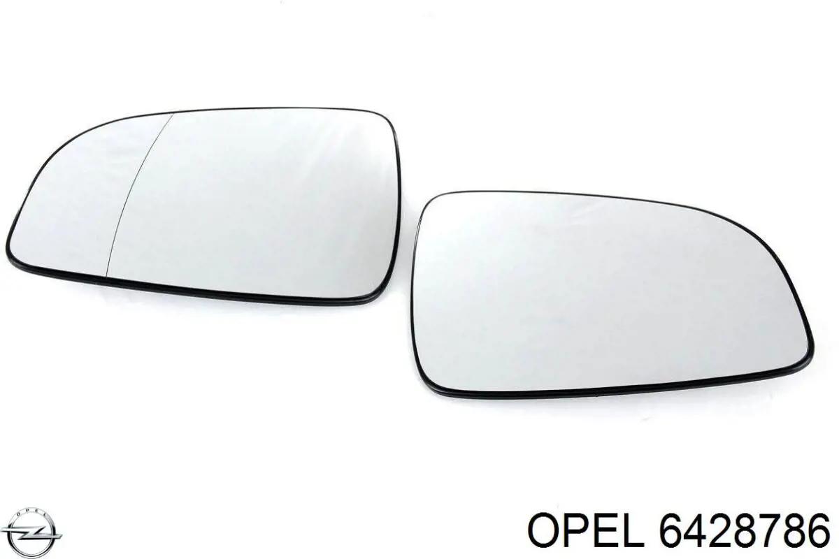 6428786 Opel cristal de espejo retrovisor exterior izquierdo