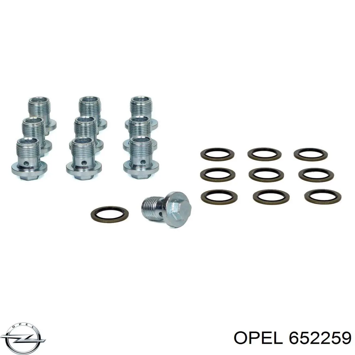 652259 Opel junta, tapón roscado, colector de aceite