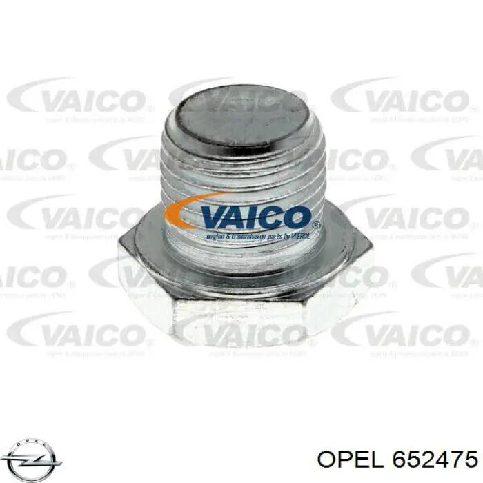 652475 Opel tapón roscado, colector de aceite