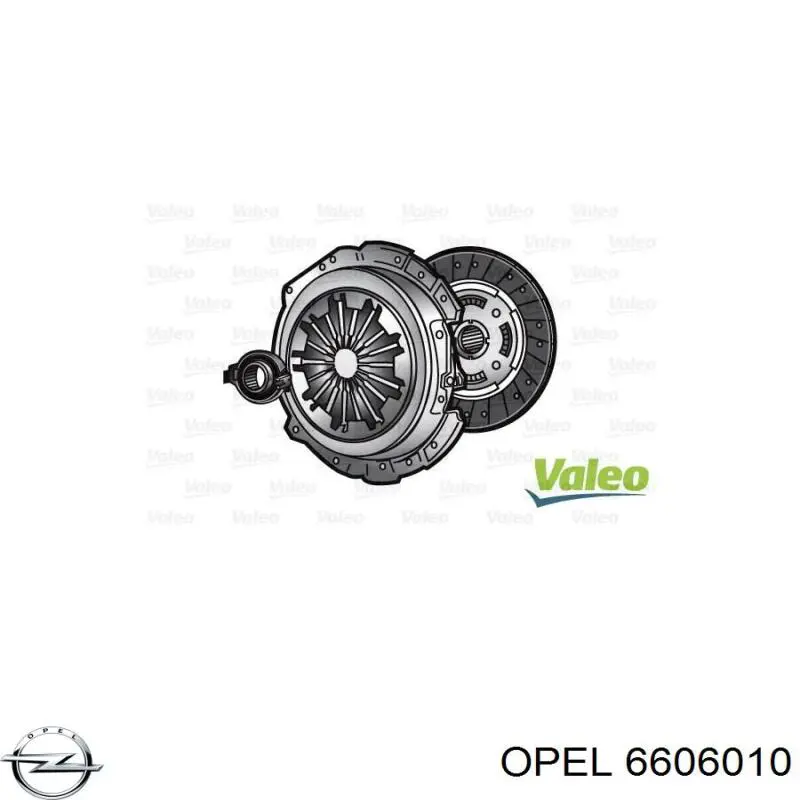 6606010 Opel kit de embrague (3 partes)